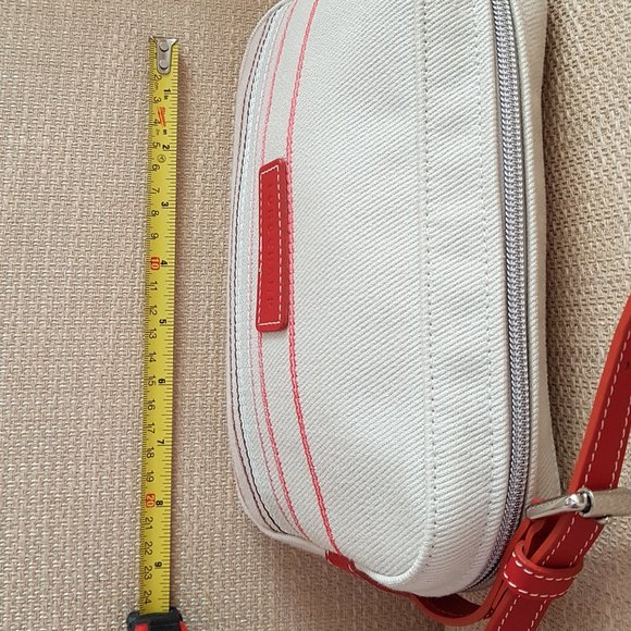 Longchamp Canvas/ Leather Crossbody Bag with Adjustable Strap - Picture 11 of 13